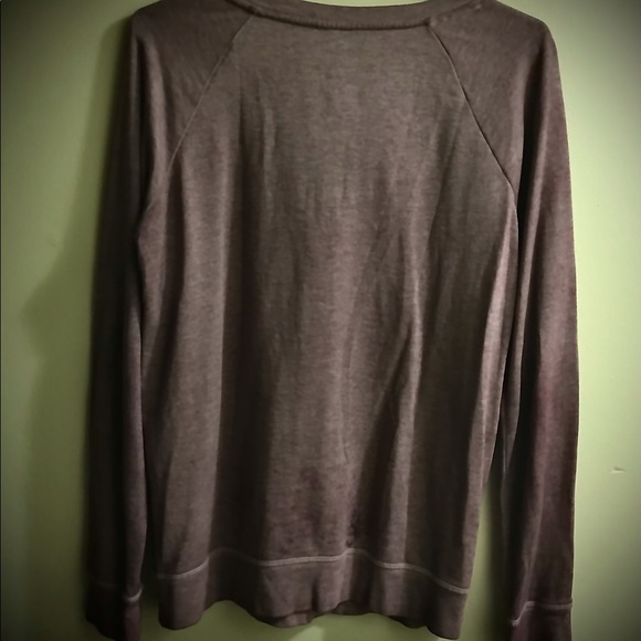 Perfect purple soft NEW lightweight womens sweatshirt with front string detail - Picture 4 of 8